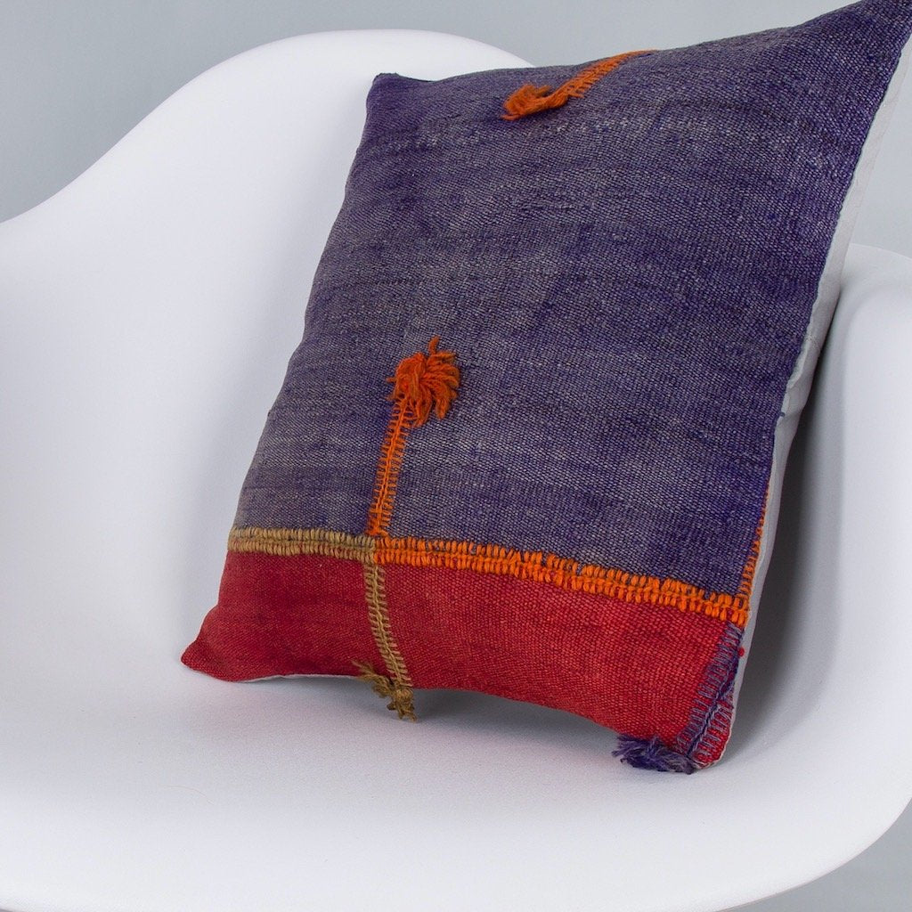 Bohemian_Multiple Color_Kilim Pillow Cover_16x16_Z1003_7821
