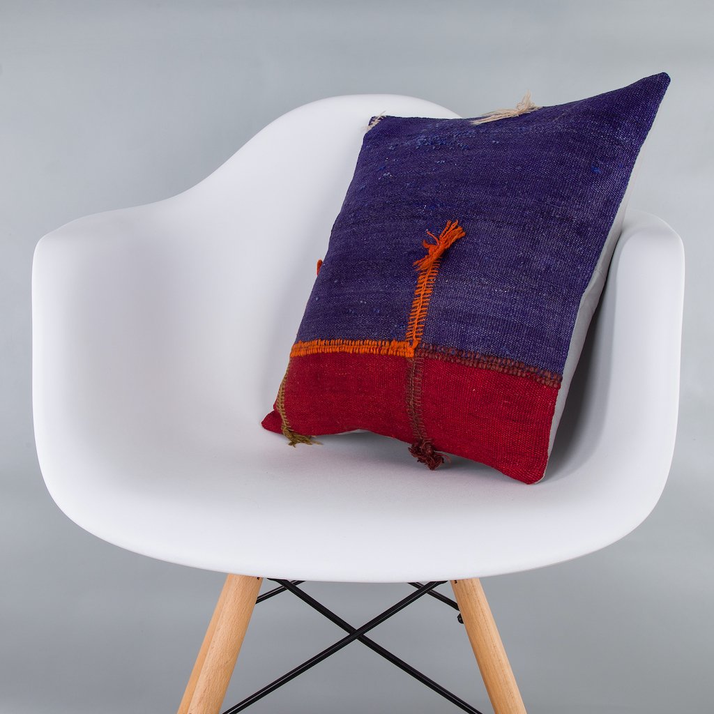 Bohemian_Multiple Color_Kilim Pillow Cover_16x16_Z1003_7823