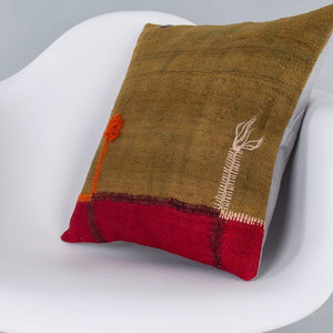 Bohemian_Multiple Color_Kilim Pillow Cover_16x16_Z1003_7829