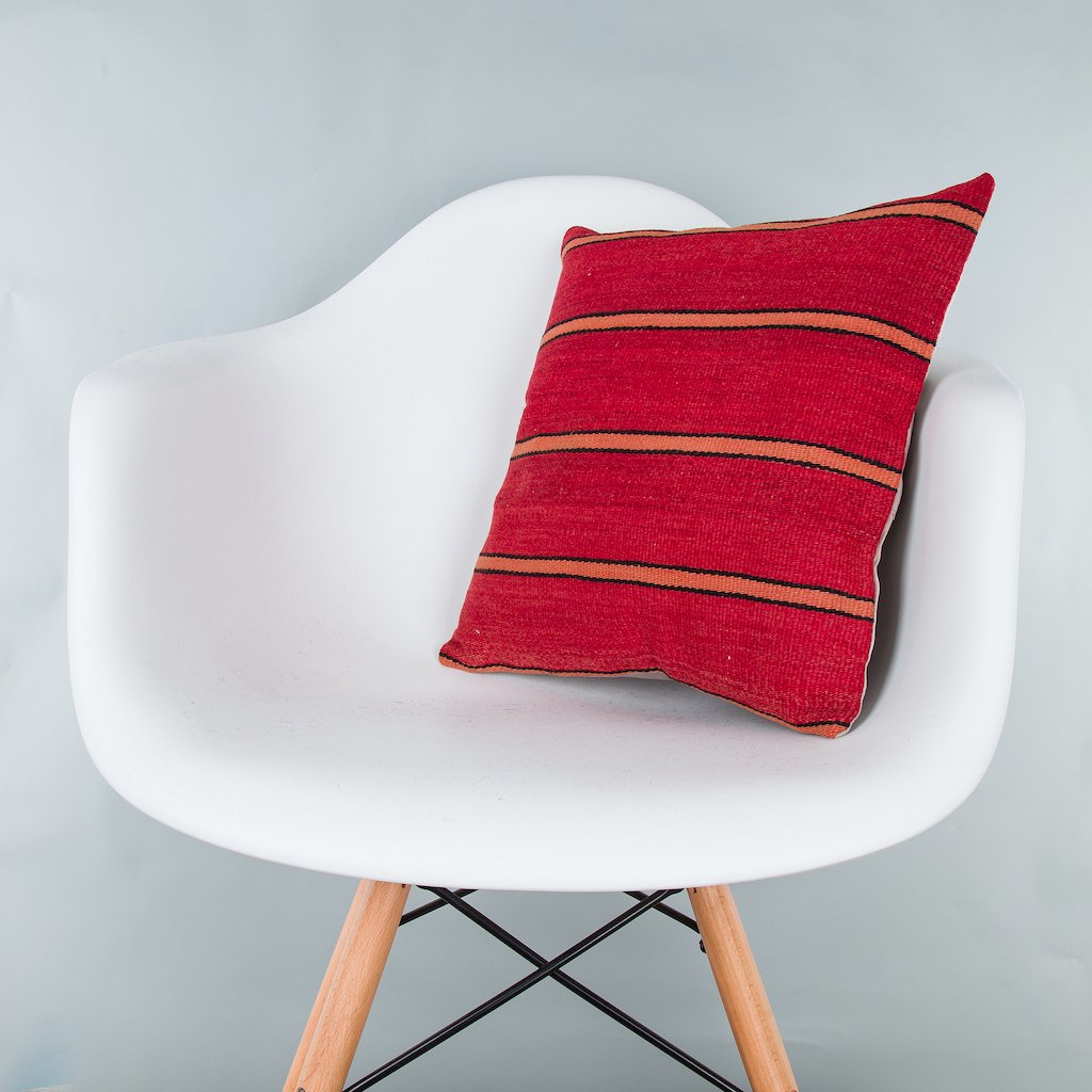 Bohemian_Multiple Color_Kilim Pillow Cover_16x16_Z1003_8110