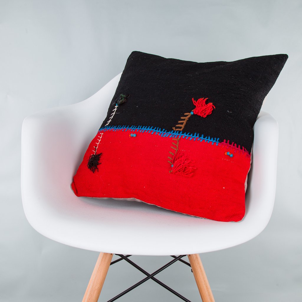 Bohemian_Multiple Color_Kilim Pillow Cover_20x20_Z1003_9338