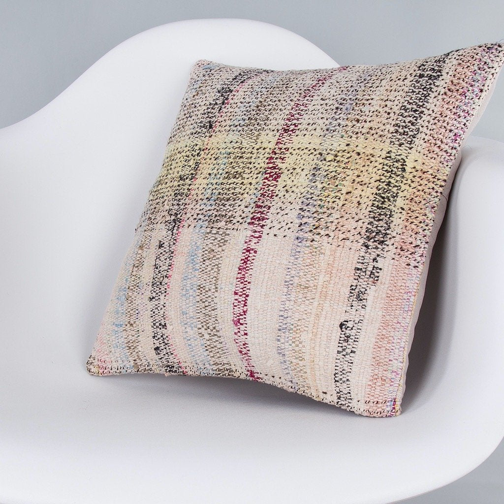Contemporary_Multiple Color_Kilim Pillow Cover_16x16_Z1006_7265