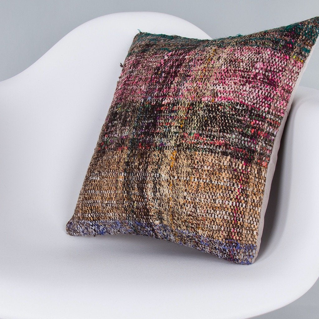 Contemporary_Multiple Color_Kilim Pillow Cover_16x16_Z1006_7272