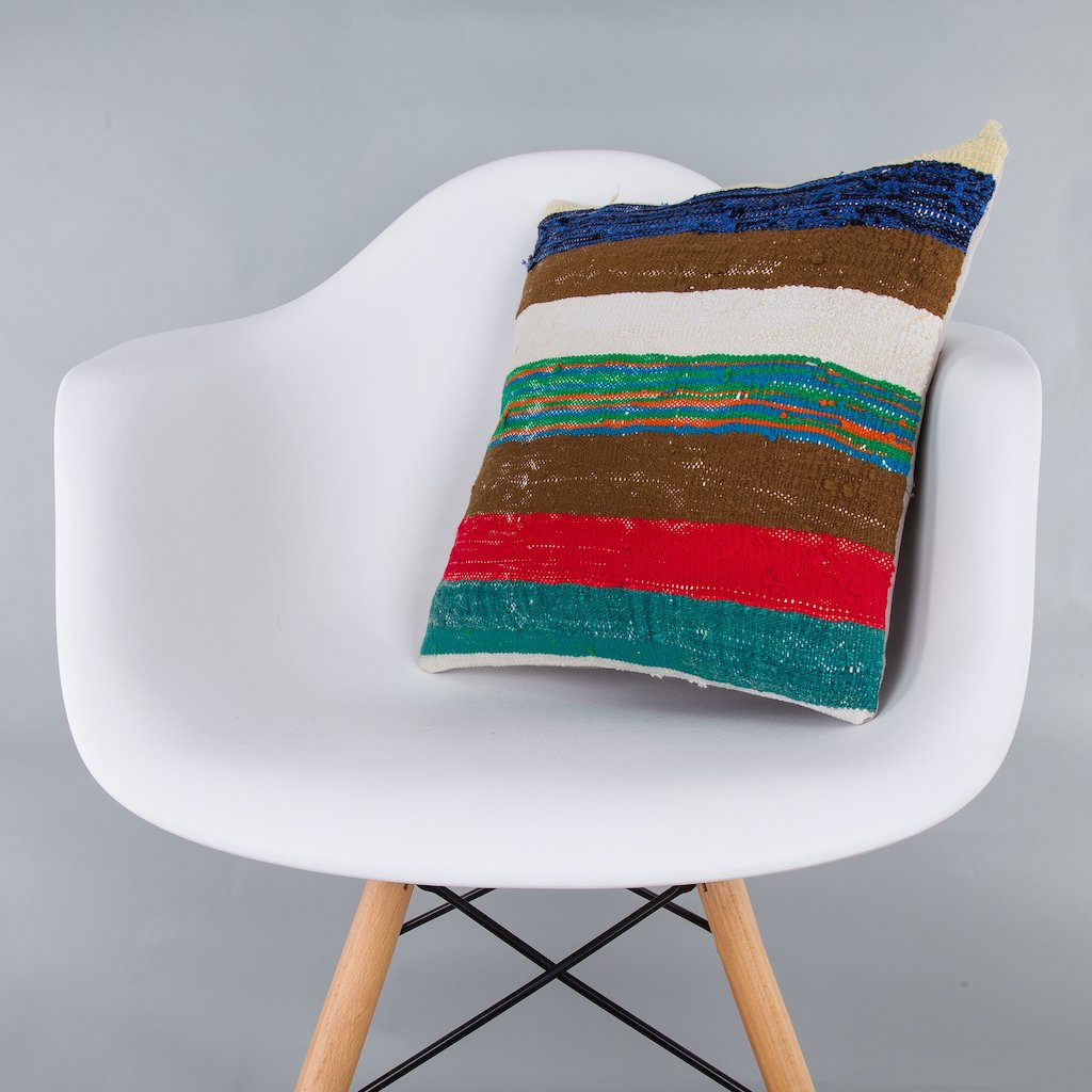 Contemporary_Multiple Color_Kilim Pillow Cover_16x16_Z1006_7311
