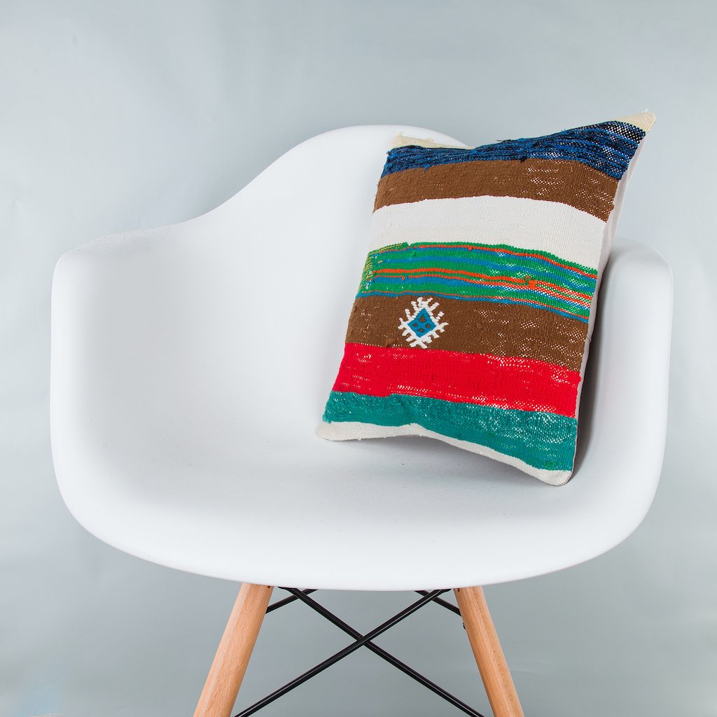 Contemporary_Multiple Color_Kilim Pillow Cover_16x16_Z1006_7312