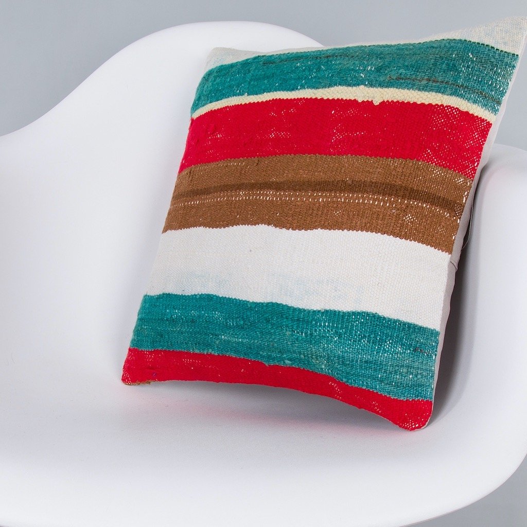 Contemporary_Multiple Color_Kilim Pillow Cover_16x16_Z1006_7318
