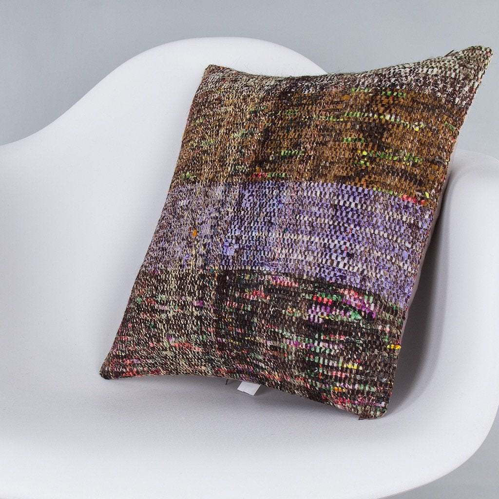 Contemporary_Multiple Color_Kilim Pillow Cover_16x16_Z1006_7386