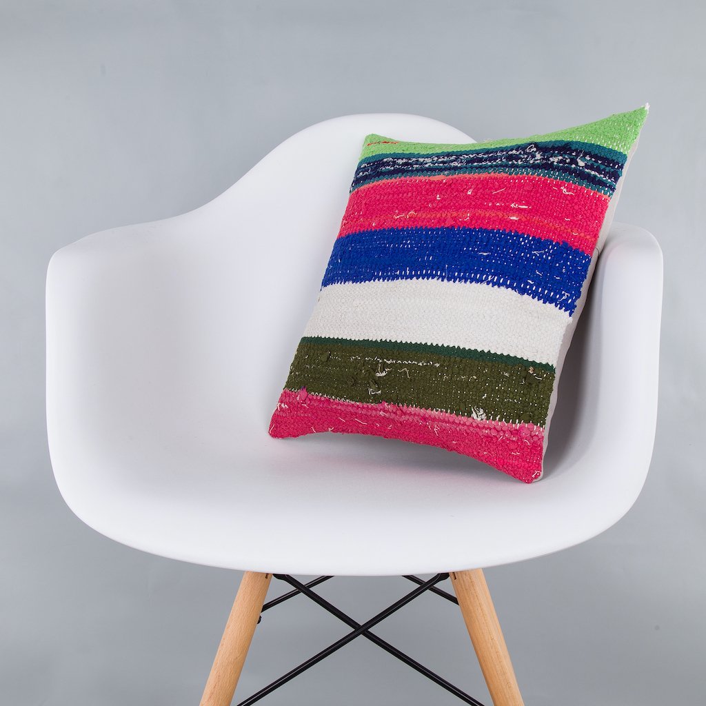 Contemporary_Multiple Color_Kilim Pillow Cover_16x16_Z1006_7390