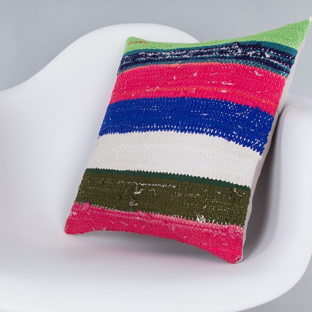 Contemporary_Multiple Color_Kilim Pillow Cover_16x16_Z1006_7390