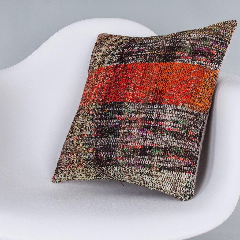 Contemporary_Multiple Color_Kilim Pillow Cover_16x16_Z1006_7394