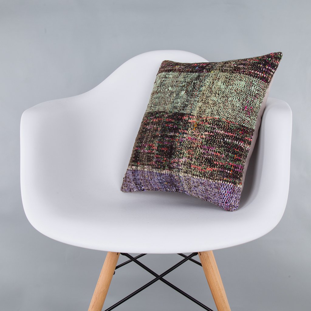 Contemporary_Multiple Color_Kilim Pillow Cover_16x16_Z1006_7396