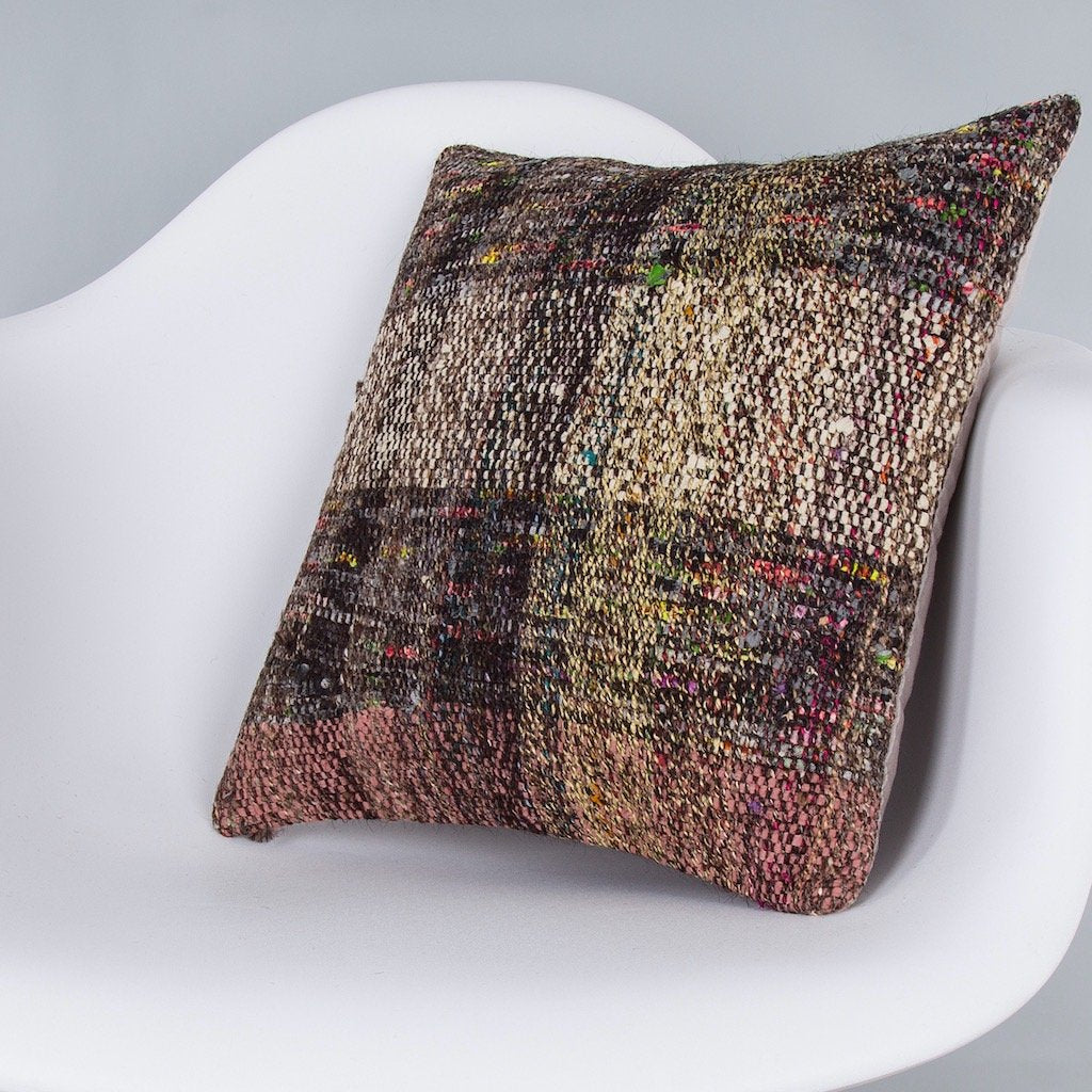 Contemporary_Multiple Color_Kilim Pillow Cover_16x16_Z1006_7397