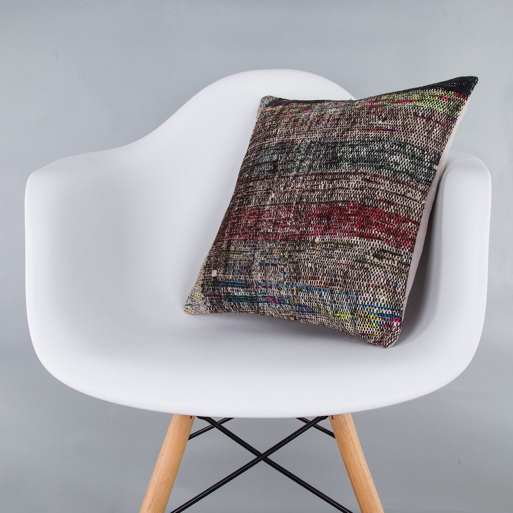 Contemporary_Multiple Color_Kilim Pillow Cover_16x16_Z1006_7417
