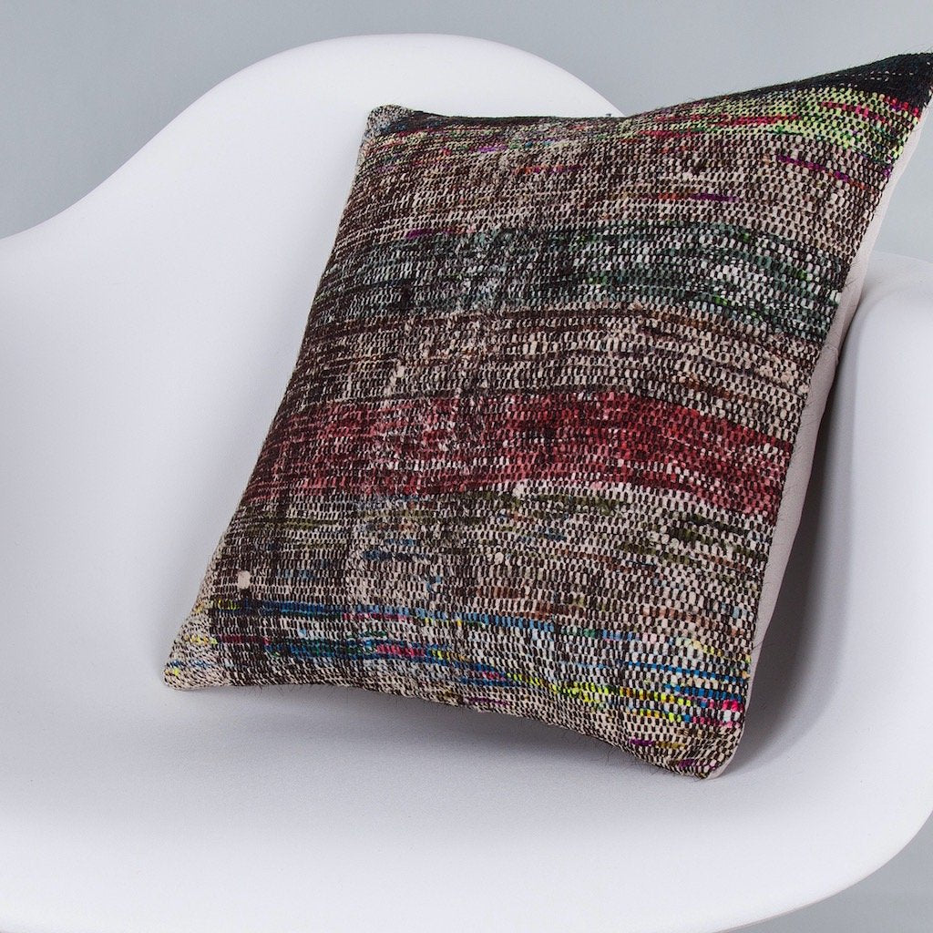 Contemporary_Multiple Color_Kilim Pillow Cover_16x16_Z1006_7417