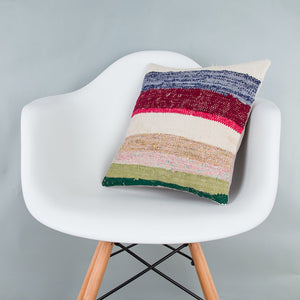 Contemporary_Multiple Color_Kilim Pillow Cover_16x16_Z1006_7466