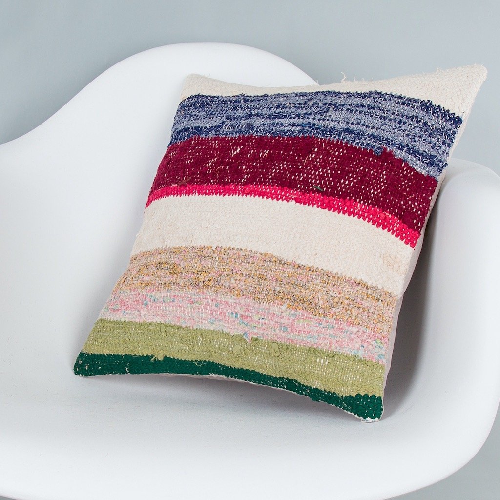 Contemporary_Multiple Color_Kilim Pillow Cover_16x16_Z1006_7466