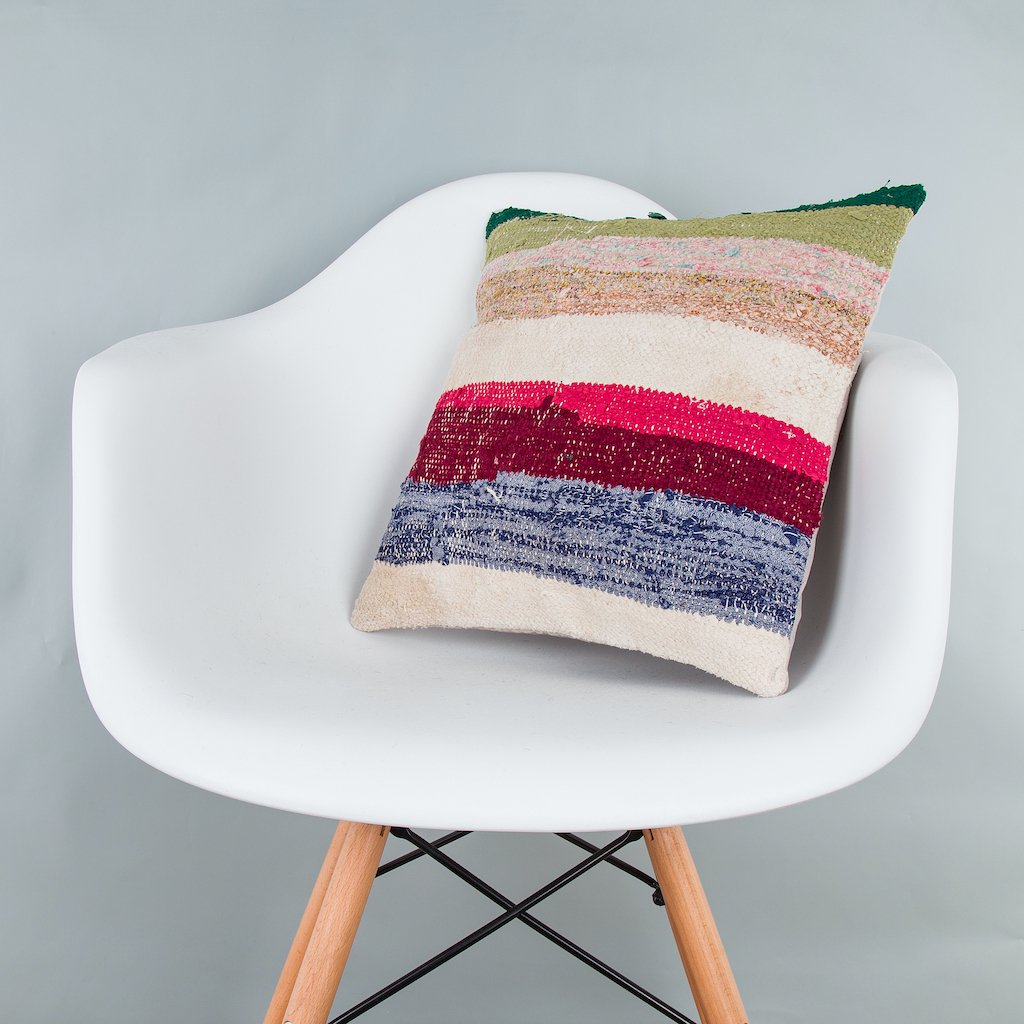 Contemporary_Multiple Color_Kilim Pillow Cover_16x16_Z1006_7486