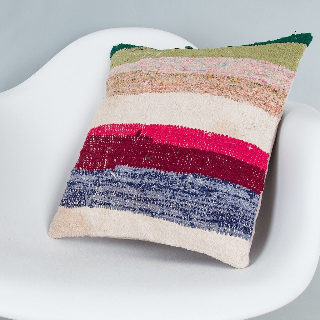 Contemporary_Multiple Color_Kilim Pillow Cover_16x16_Z1006_7486