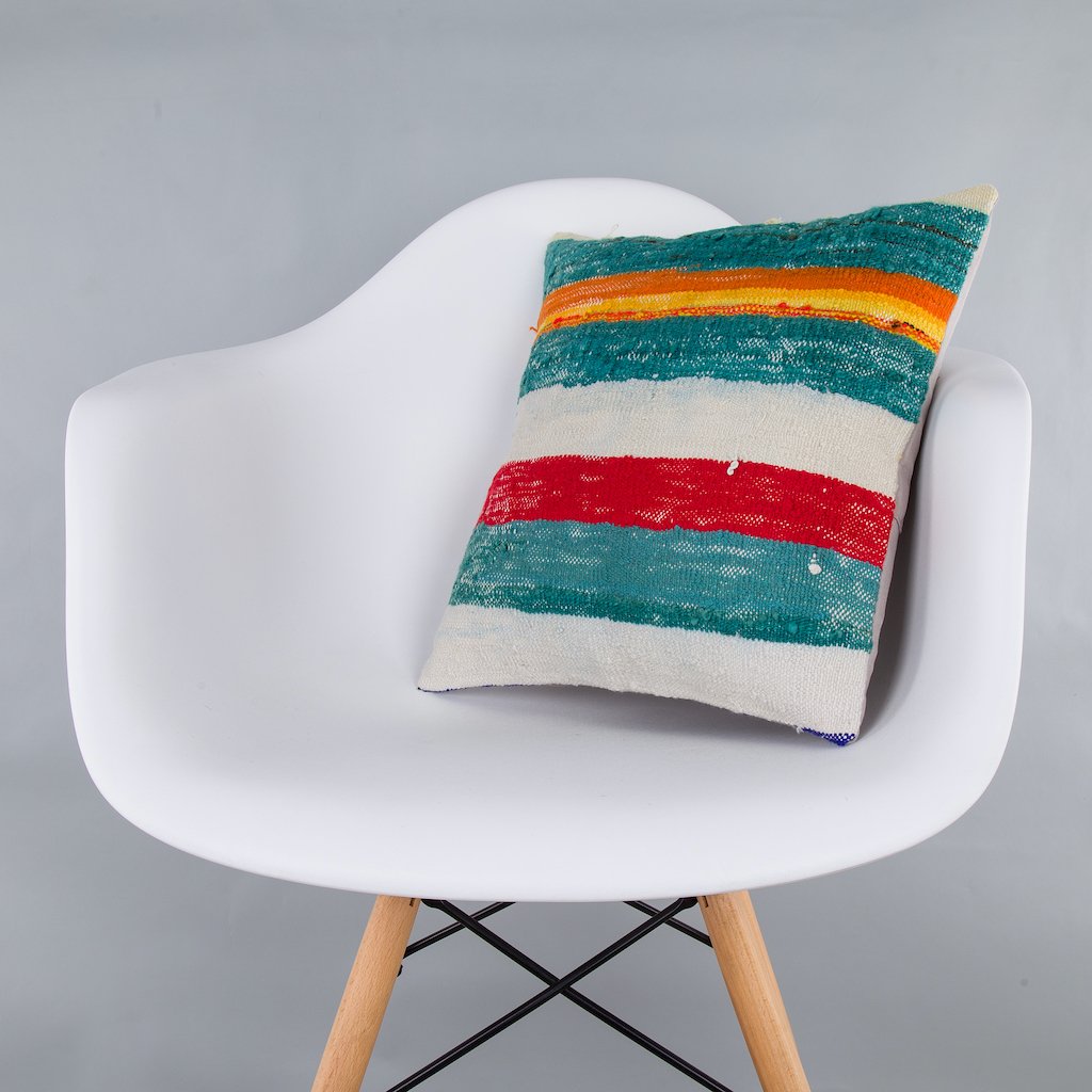Contemporary_Multiple Color_Kilim Pillow Cover_16x16_Z1006_7561