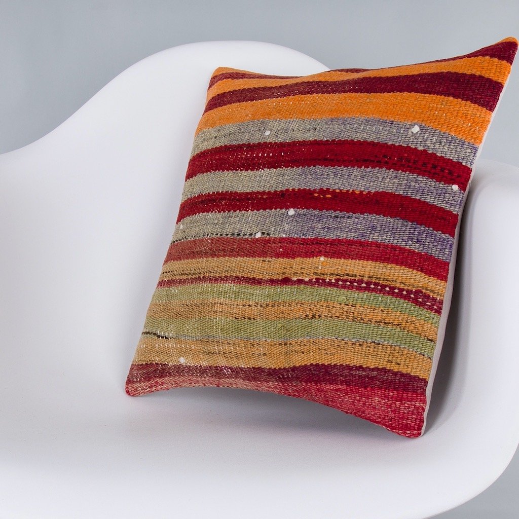 Contemporary_Multiple Color_Kilim Pillow Cover_16x16_Z1006_7585