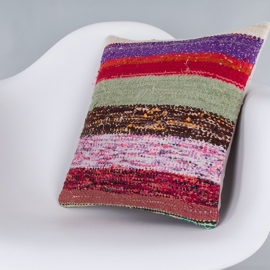 Contemporary_Multiple Color_Kilim Pillow Cover_16x16_Z1006_7586