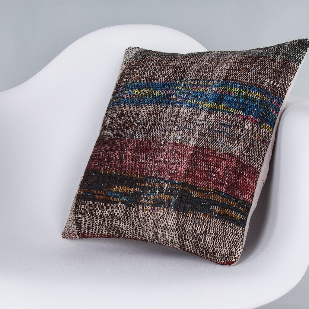 Contemporary_Multiple Color_Kilim Pillow Cover_16x16_Z1006_7591