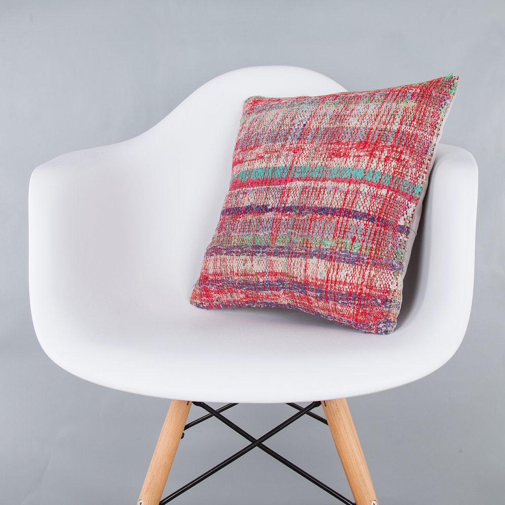 Contemporary_Multiple Color_Kilim Pillow Cover_16x16_Z1006_7617