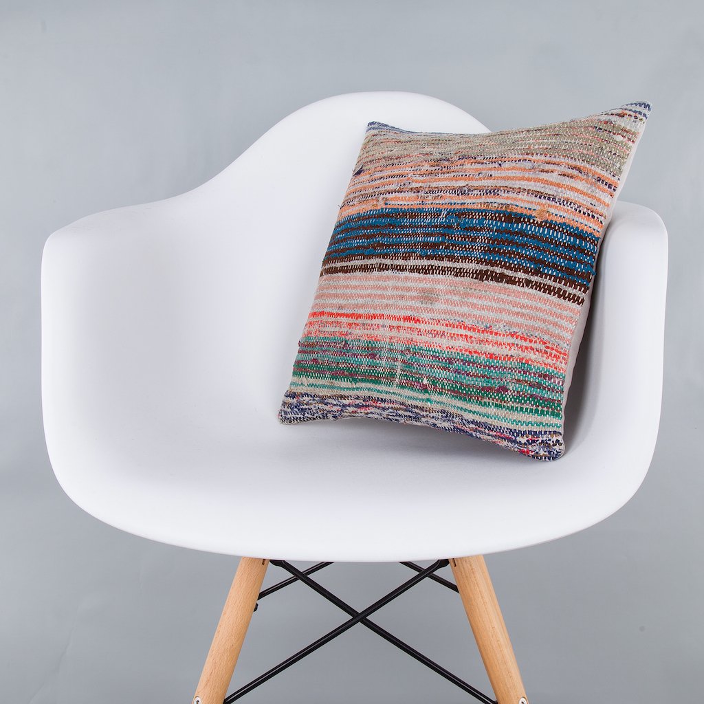 Contemporary_Multiple Color_Kilim Pillow Cover_16x16_Z1006_7634