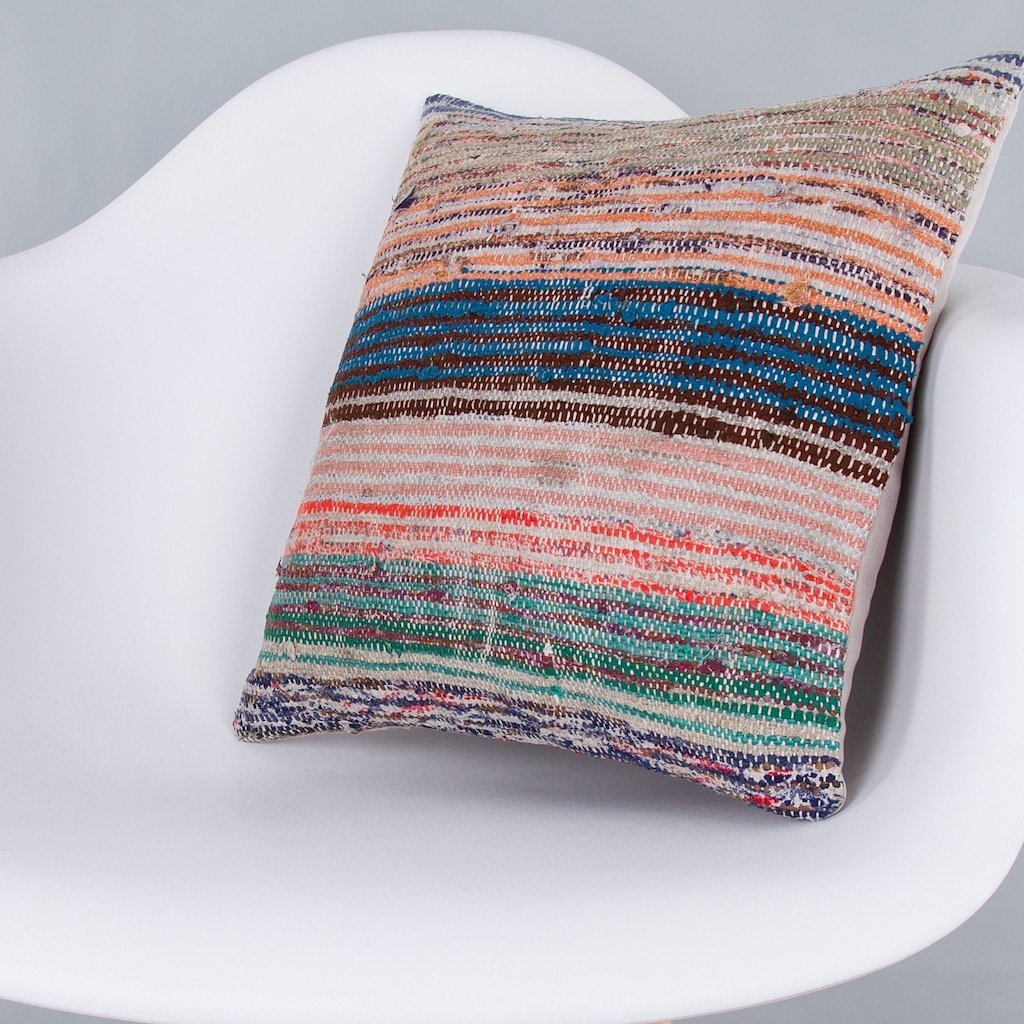 Contemporary_Multiple Color_Kilim Pillow Cover_16x16_Z1006_7634