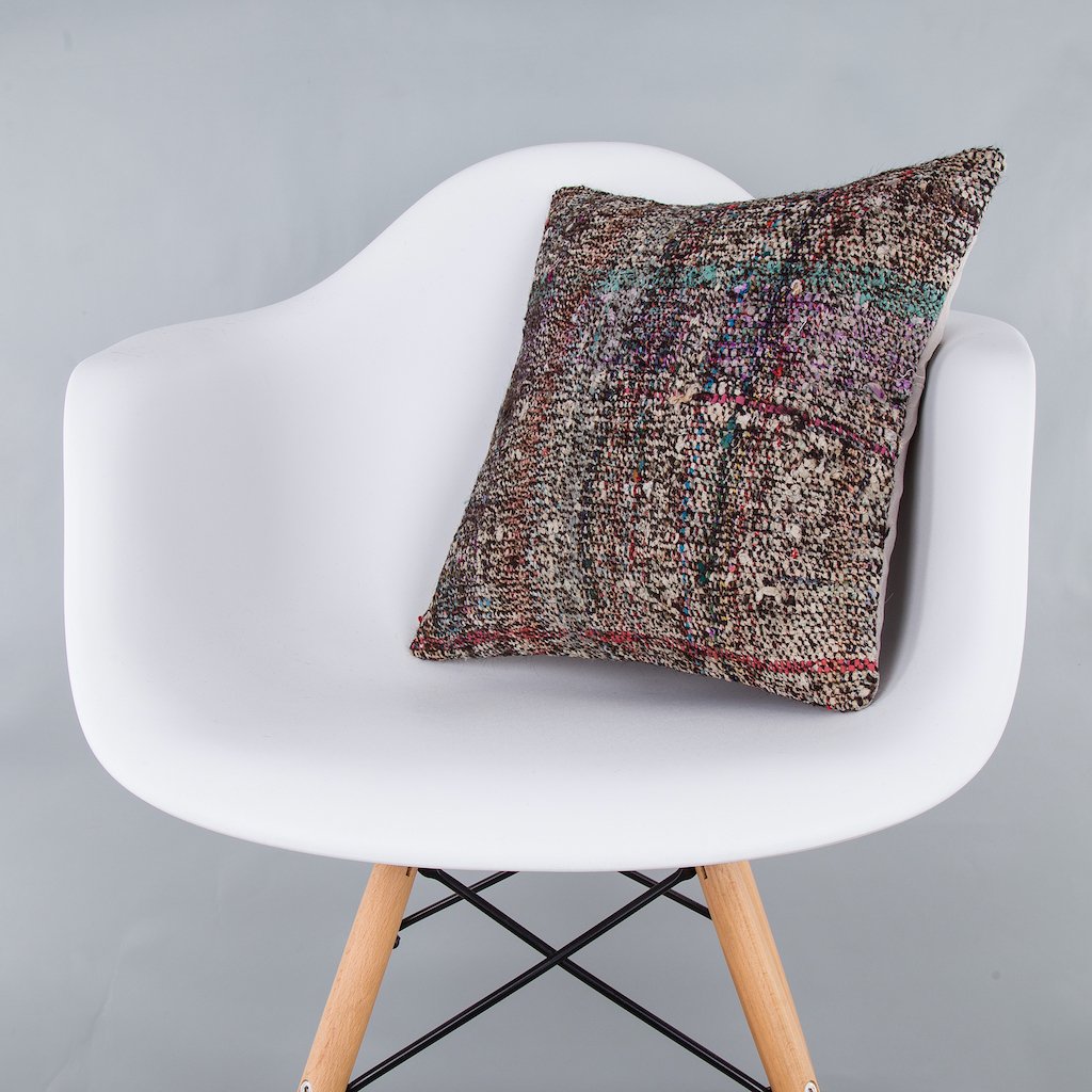 Contemporary_Multiple Color_Kilim Pillow Cover_16x16_Z1006_7638