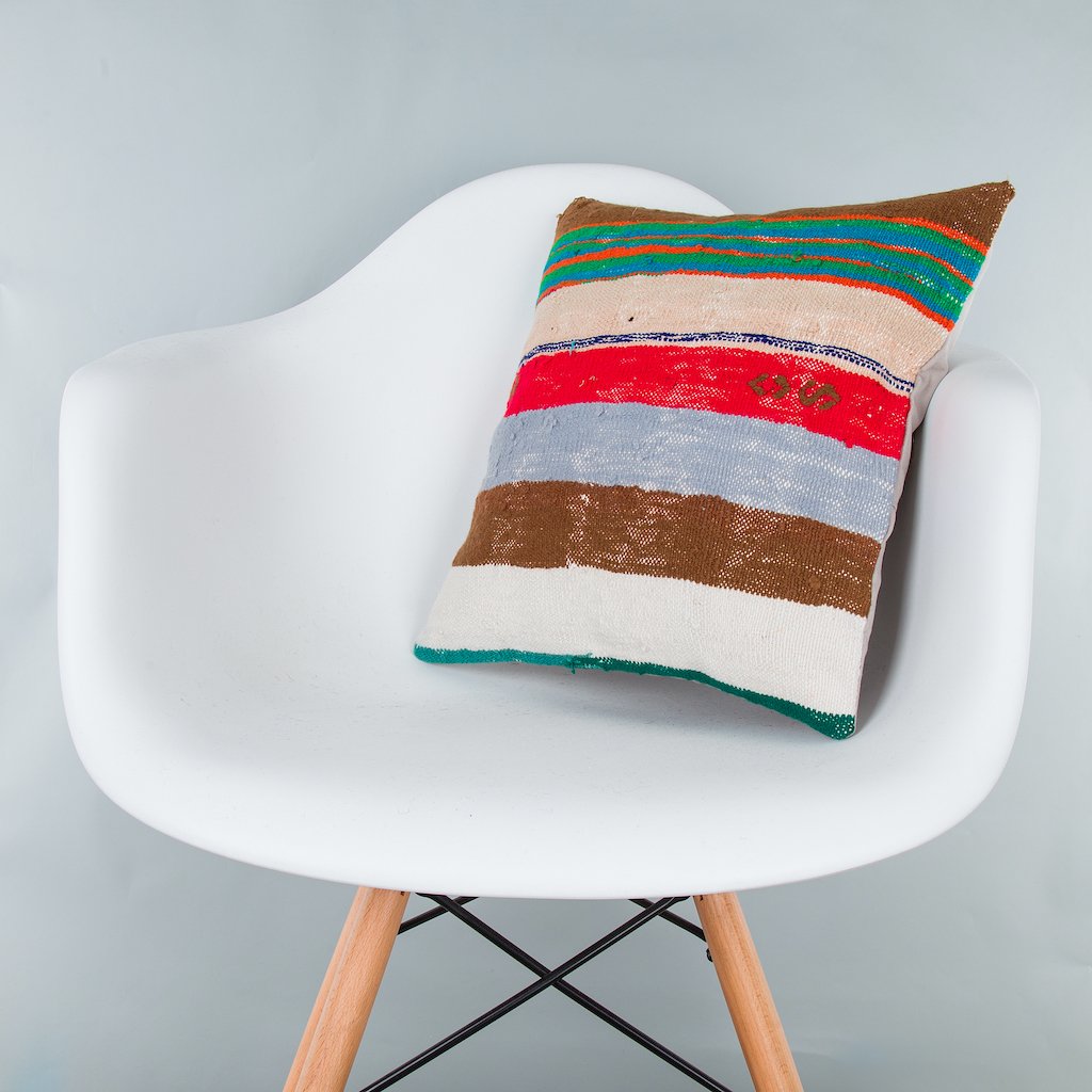 Contemporary_Multiple Color_Kilim Pillow Cover_16x16_Z1006_7674