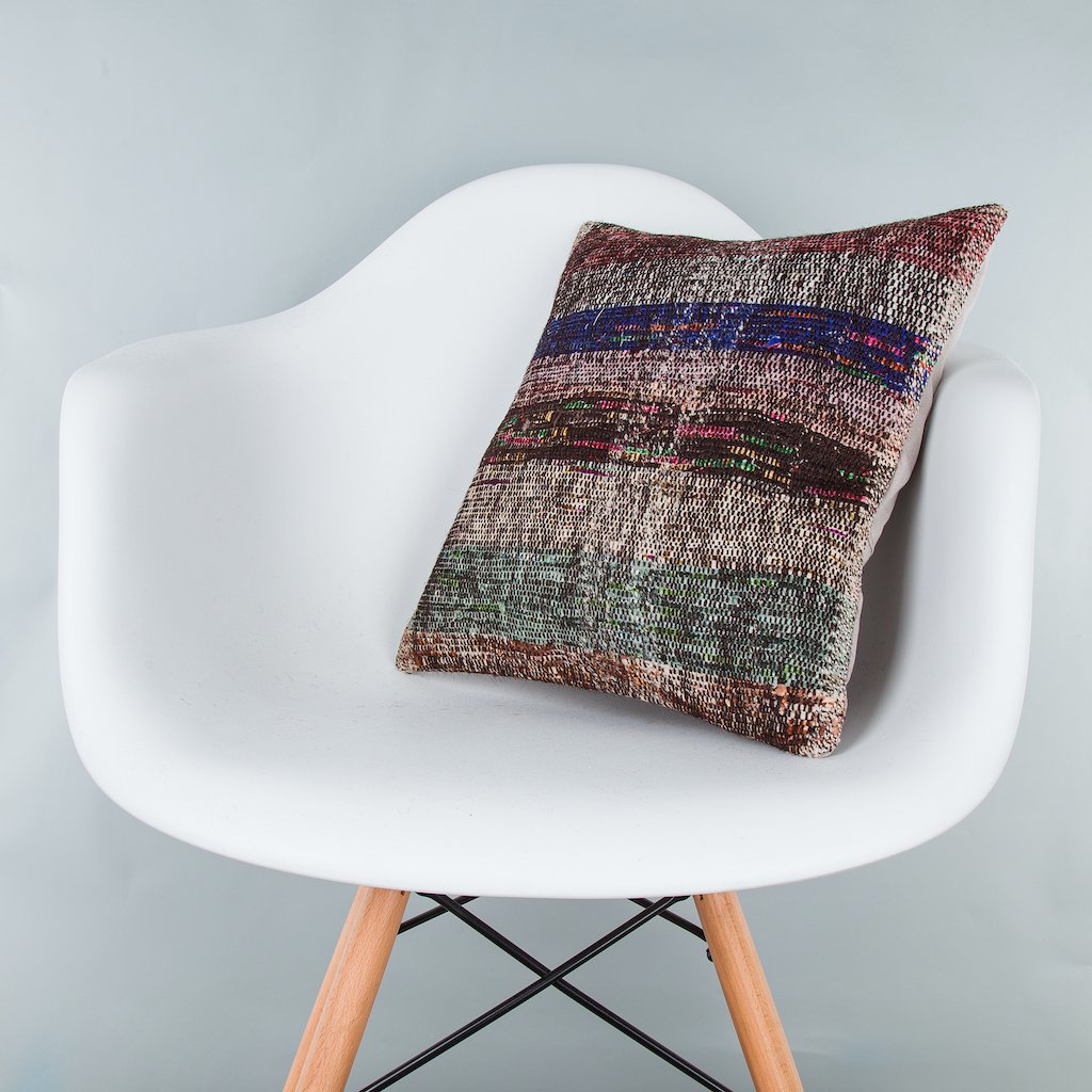Contemporary_Multiple Color_Kilim Pillow Cover_16x16_Z1006_7678