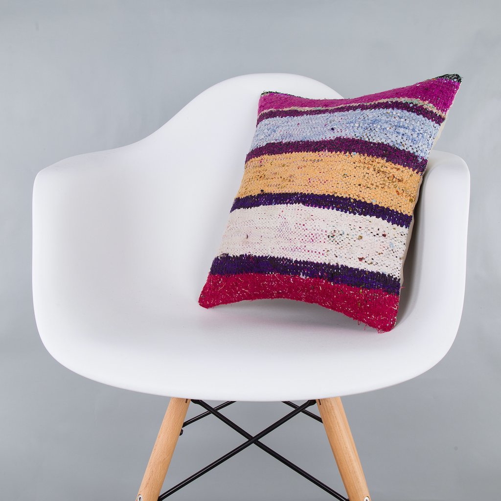 Contemporary_Multiple Color_Kilim Pillow Cover_16x16_Z1006_7866