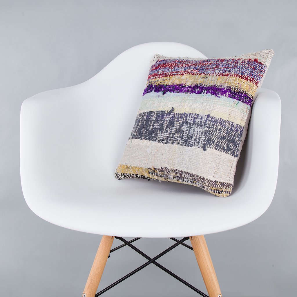 Contemporary_Multiple Color_Kilim Pillow Cover_16x16_Z1006_7920