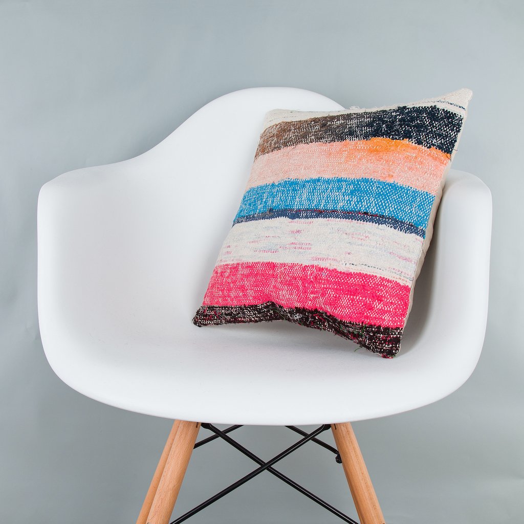 Contemporary_Multiple Color_Kilim Pillow Cover_16x16_Z1006_7984