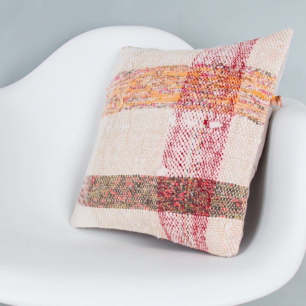 Contemporary_Multiple Color_Kilim Pillow Cover_16x16_Z1006_7995