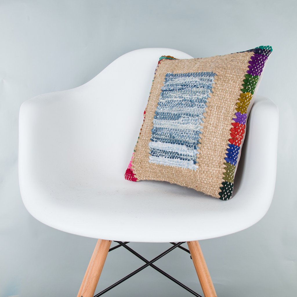 Contemporary_Multiple Color_Kilim Pillow Cover_16x16_Z1006_8105