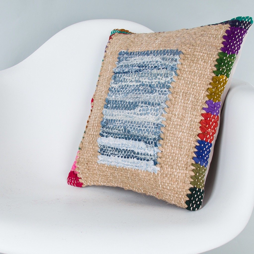 Contemporary_Multiple Color_Kilim Pillow Cover_16x16_Z1006_8105