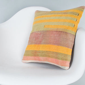 Contemporary_Multiple Color_Kilim Pillow Cover_16x16_Z1006_8128