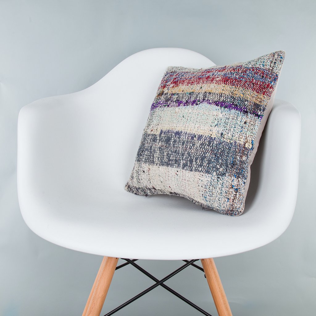 Contemporary_Multiple Color_Kilim Pillow Cover_16x16_Z1006_8177