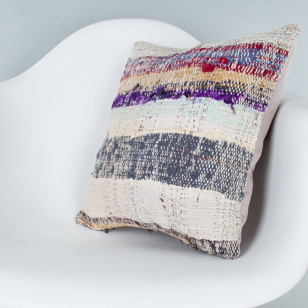 Contemporary_Multiple Color_Kilim Pillow Cover_16x16_Z1006_8180