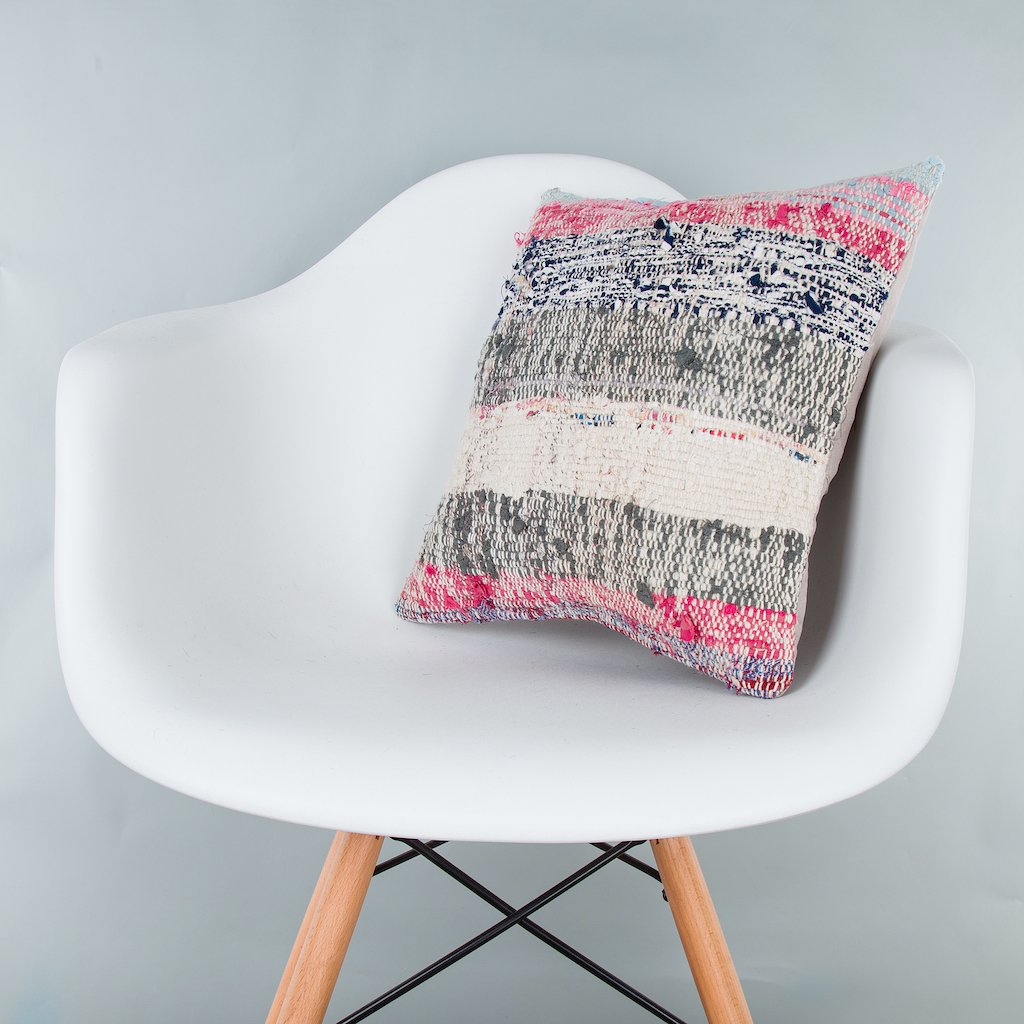 Contemporary_Multiple Color_Kilim Pillow Cover_16x16_Z1006_8208