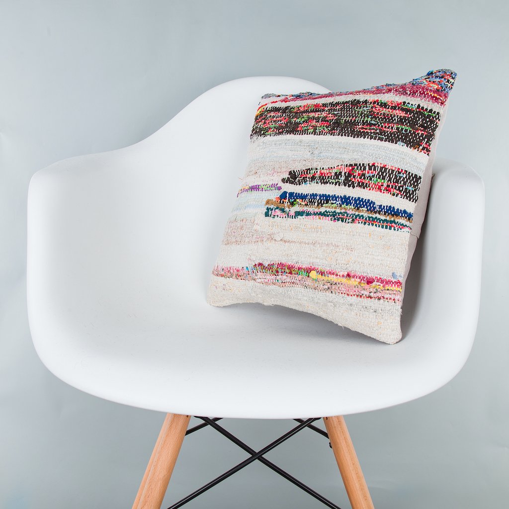 Contemporary_Multiple Color_Kilim Pillow Cover_16x16_Z1006_8315