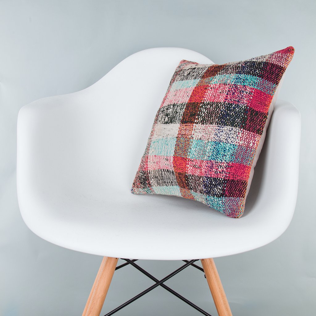 Contemporary_Multiple Color_Kilim Pillow Cover_16x16_Z1006_8328