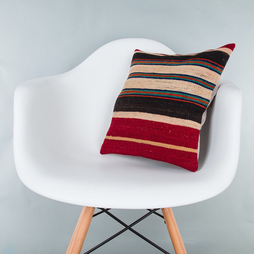 Contemporary_Multiple Color_Kilim Pillow Cover_16x16_Z1006_8329
