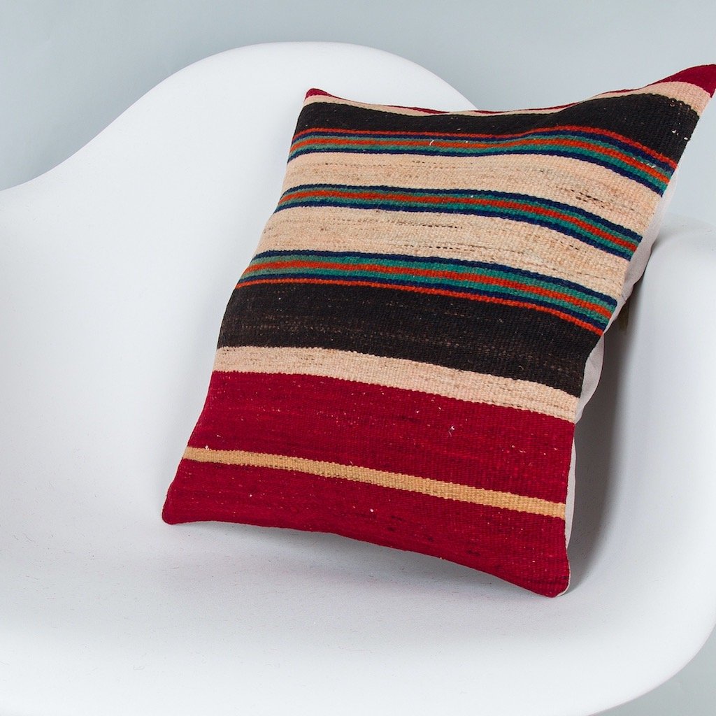 Contemporary_Multiple Color_Kilim Pillow Cover_16x16_Z1006_8329