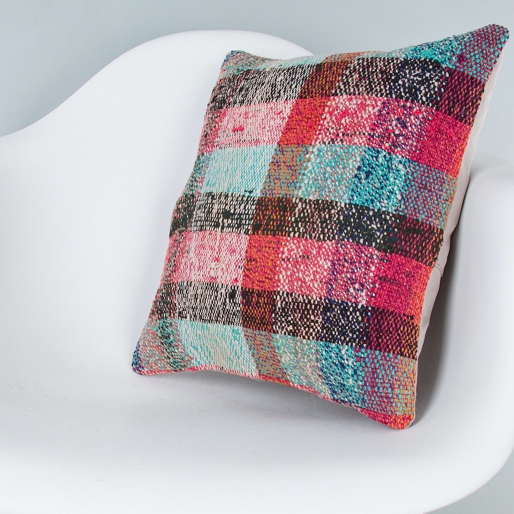 Contemporary_Multiple Color_Kilim Pillow Cover_16x16_Z1006_8330