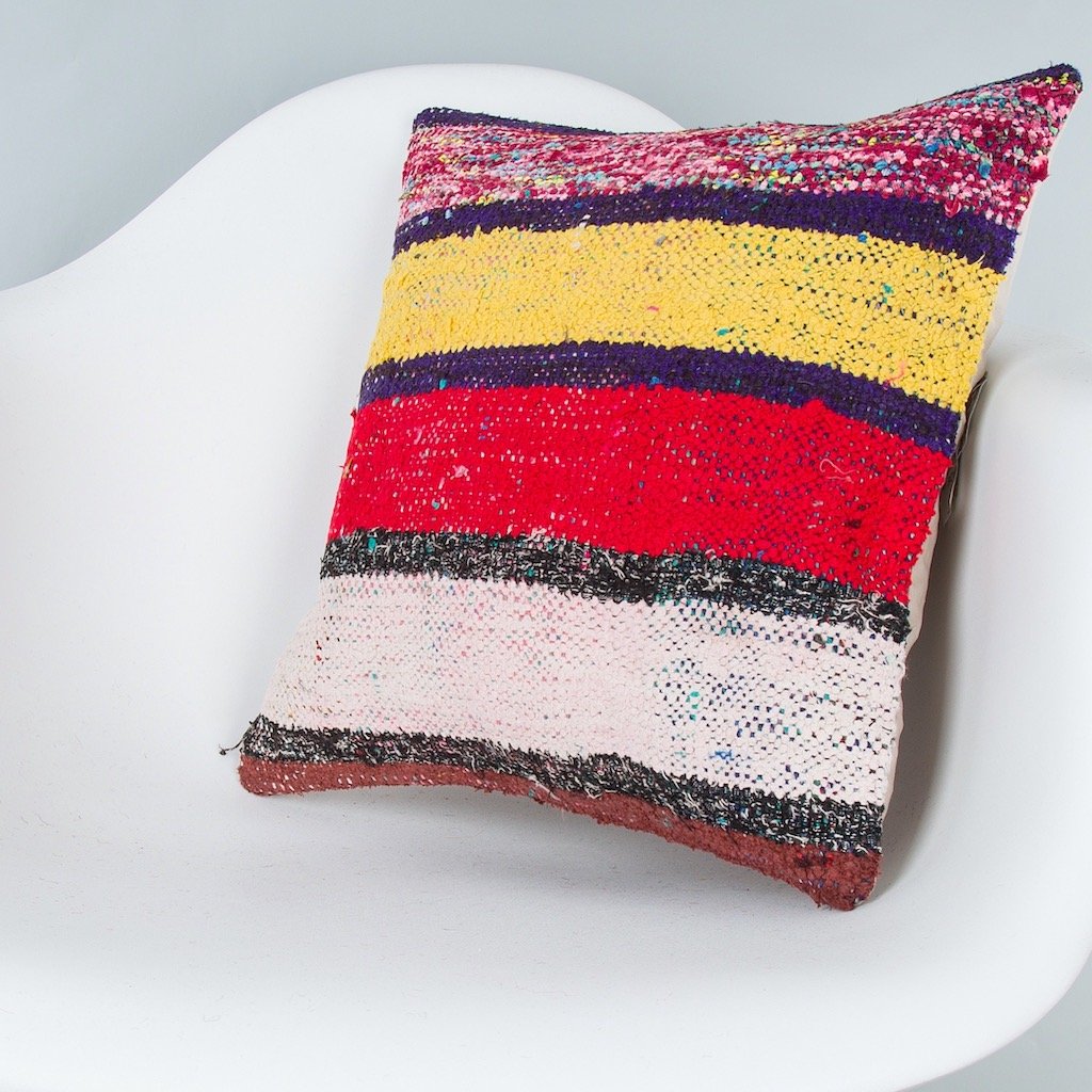 Contemporary_Multiple Color_Kilim Pillow Cover_16x16_Z1006_8334