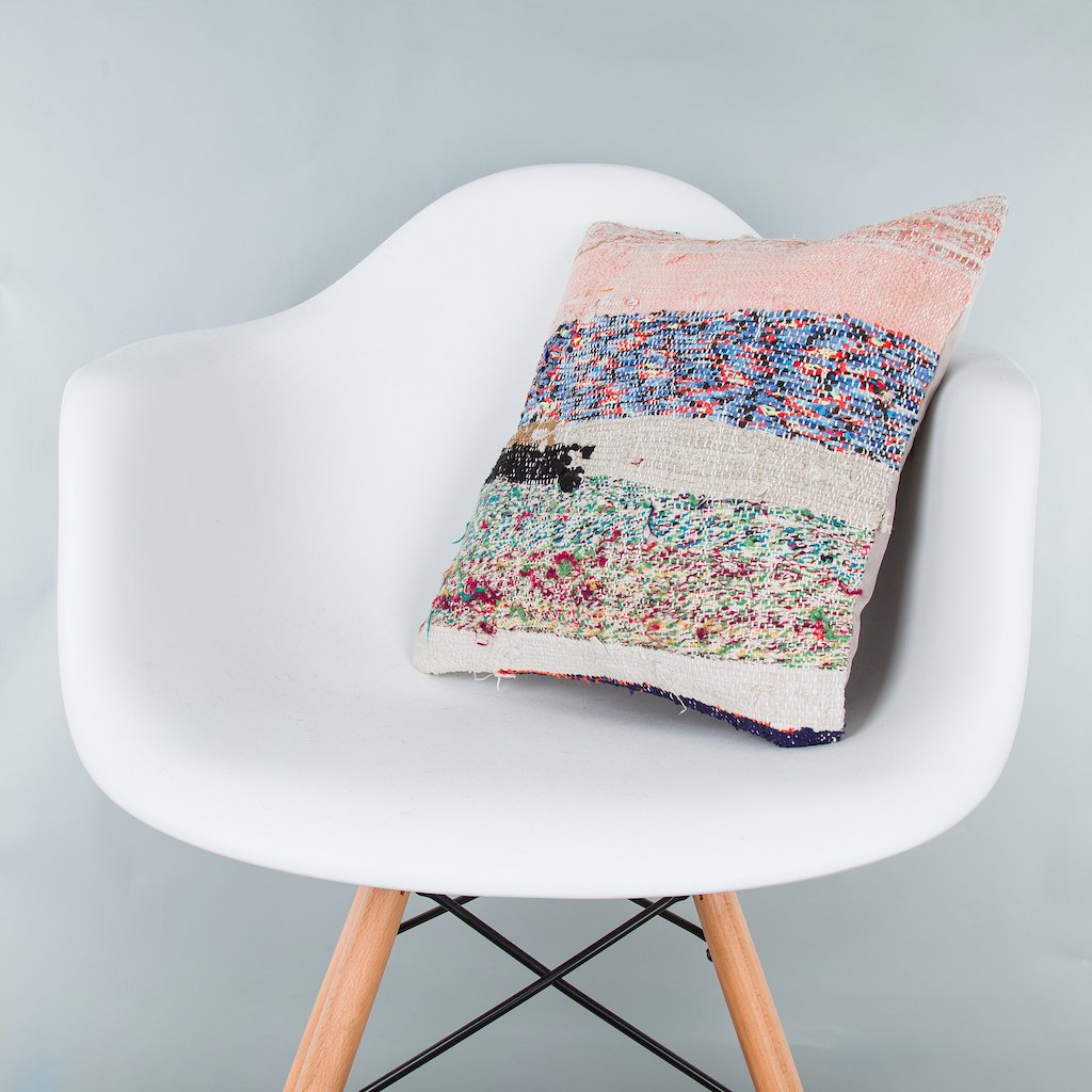 Contemporary_Multiple Color_Kilim Pillow Cover_16x16_Z1006_8338