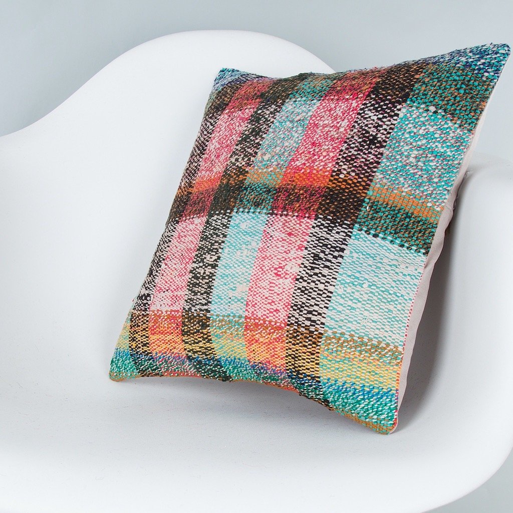Contemporary_Multiple Color_Kilim Pillow Cover_16x16_Z1006_8340